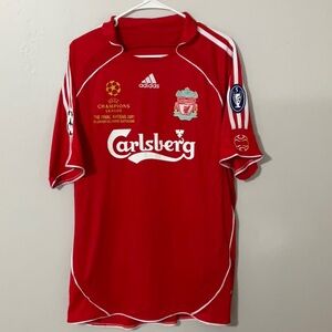 Liverpool Gerrard UEFA Champions League 2007 Jersey (FIT)